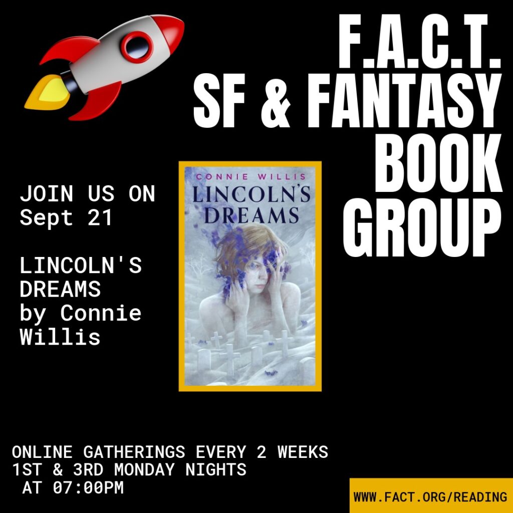 Join Our Book Group’s Discussion of LINCOLN’S DREAMS on Sept. 21!