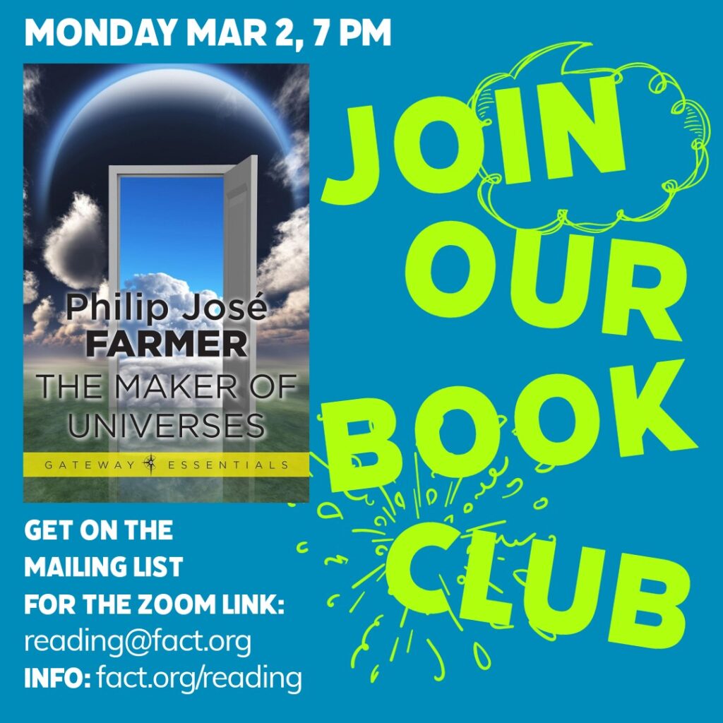 Join Our Book Group’s Discussion of THE MAKER OF UNIVERSES on Mar 2